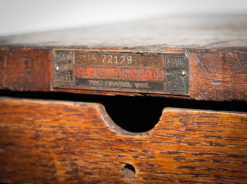 Part of the exhibit in the Hamilton Wood Type Museum in Two Rivers, Wisconsin.  © Sketchbook B